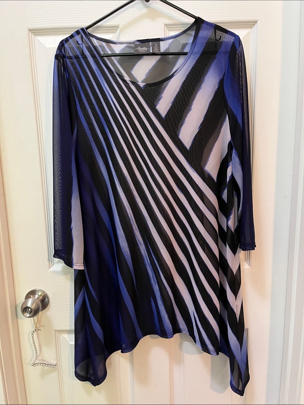 Chico’s Sheer Tunic Top
